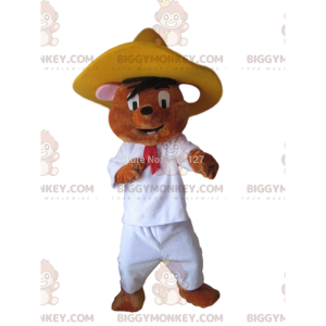 BIGGYMONKEY™ maskotkostume af Speedy Gonzales, den hurtigste