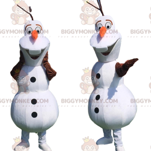 BIGGYMONKEY™ maskotkostume af Olaf, berømt tegneseriesnemand -