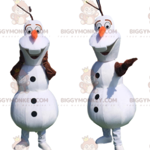 BIGGYMONKEY™ Traje de mascota de Olaf, famoso muñeco de nieve