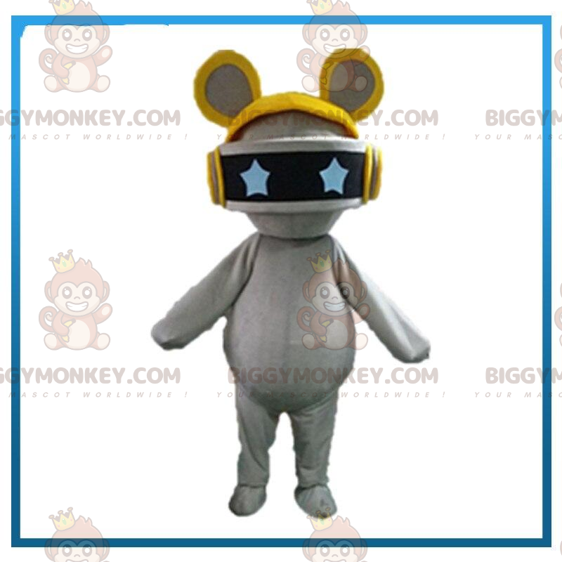 Traje de mascote de rato robótico BIGGYMONKEY™, traje de roedor