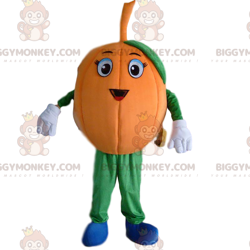 Στολή μασκότ Giant Pumpkin BIGGYMONKEY™, πορτοκαλί στολή