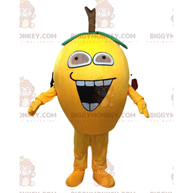 Costume da mascotte BIGGYMONKEY™ gigante limone, costume da