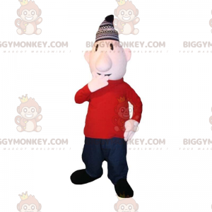 BIGGYMONKEY™-mascottekostuum van Mat, beroemd personage uit de