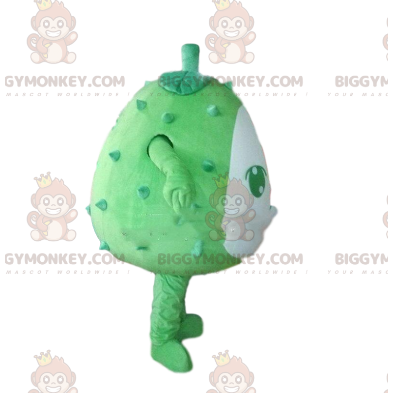 BIGGYMONKEY™ Mascot Costume Horned Melon Green Zesty Durian