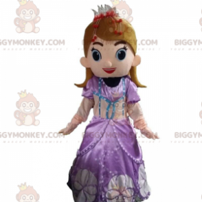 Costume da mascotte principessa BIGGYMONKEY™, costume da regina