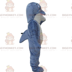 Kostým maskota obřího šedého delfína BIGGYMONKEY™, roztomilý
