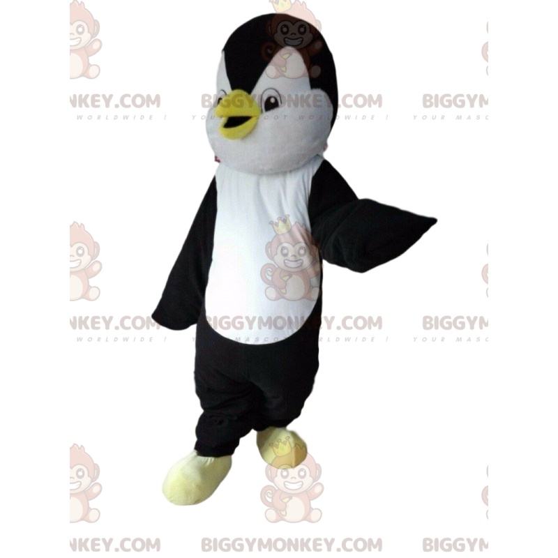 Costume de mascotte BIGGYMONKEY™ de pingouin, costume de