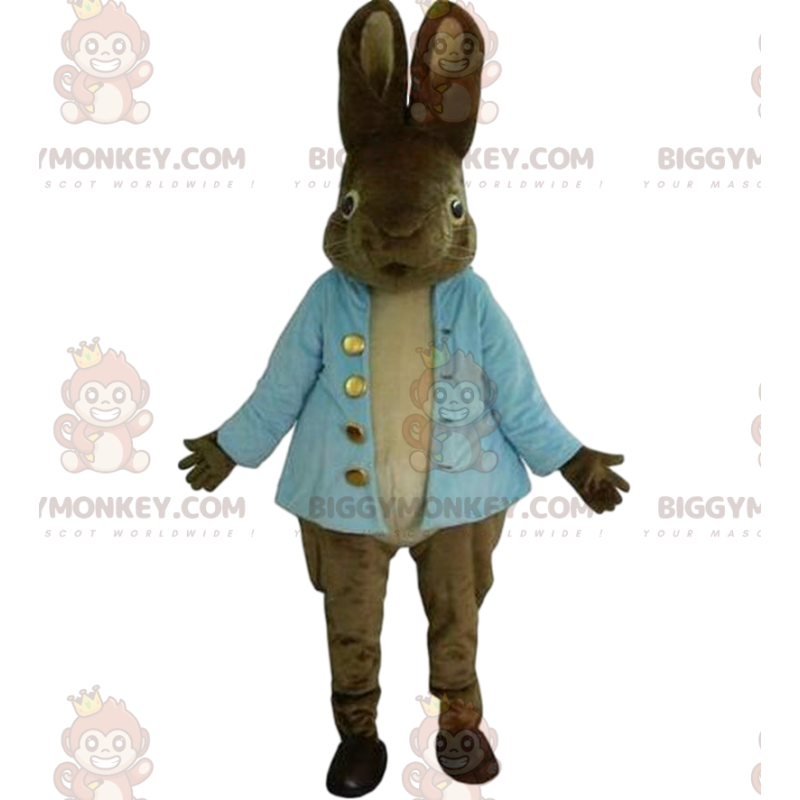 BIGGYMONKEY™ Costume da mascotte coniglietto marrone realistico