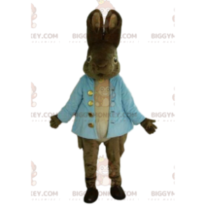 BIGGYMONKEY™ Disfraz de mascota conejito marrón realista con