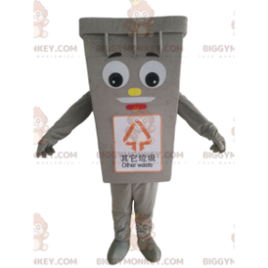 Costume da mascotte Giant Grey Bin BIGGYMONKEY™, costume da