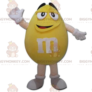 Gigantisch geel M&M's BIGGYMONKEY™ mascottekostuum