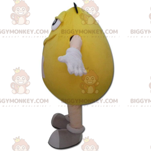 Disfraz de mascota BIGGYMONKEY™ gigante amarillo de M&M