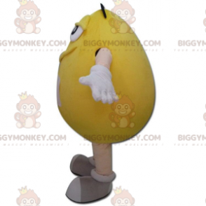 Costume de mascotte BIGGYMONKEY™ de M&M's jaune géant, costume