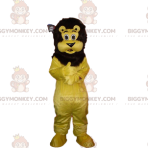 Disfraz de mascota de león amarillo y negro BIGGYMONKEY™