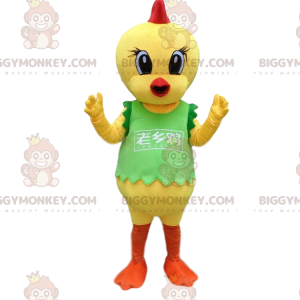 Bird BIGGYMONKEY™ maskotkostume, kanariekostume, chick fancy