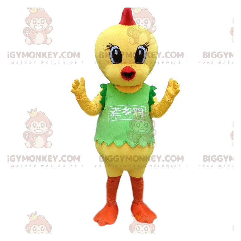 Costume de mascotte BIGGYMONKEY™ d'oiseau, costume de canari