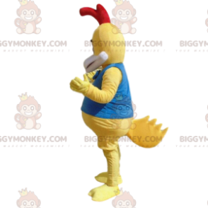 Costume de mascotte BIGGYMONKEY™ de poulet jaune, costume de