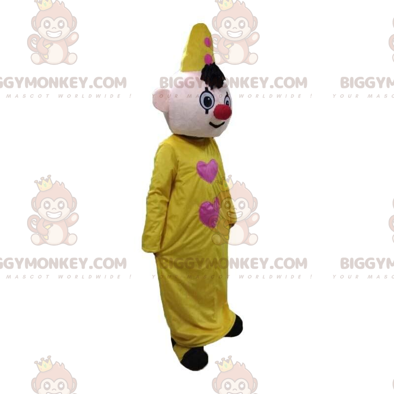 Clown BIGGYMONKEY™ mascottekostuum, circuspersonage