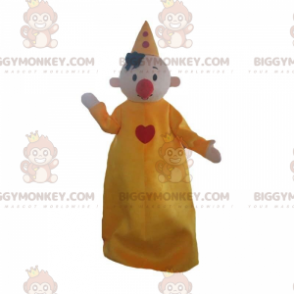 Clown BIGGYMONKEY™ Maskottchenkostüm, Zirkusfigur, Zirkuskostüm