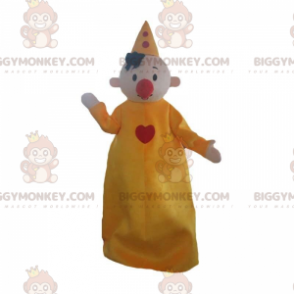 Costume da clown BIGGYMONKEY™ mascotte, personaggio da circo
