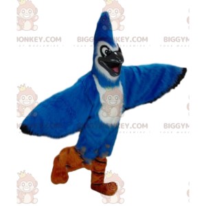 Fantasia de mascote Blue Jay BIGGYMONKEY™, fantasia de pássaro