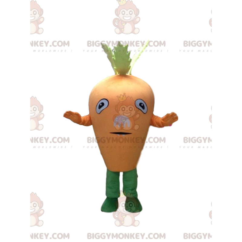 Disfraz de mascota de zanahoria gigante BIGGYMONKEY™, disfraz