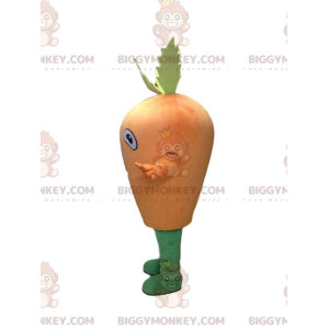 Costume de mascotte BIGGYMONKEY™ de carotte géante, costume de