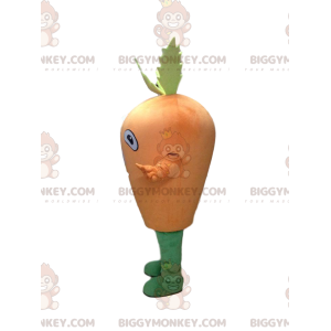 Costume mascotte BIGGYMONKEY™ carota gigante, costume vegetale