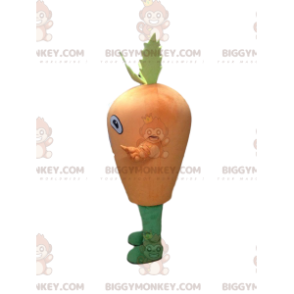 Costume mascotte BIGGYMONKEY™ carota gigante, costume vegetale