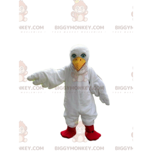 Traje de mascote BIGGYMONKEY™ de gaivota gigante, fantasia de
