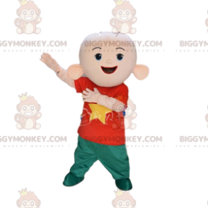 Traje de mascote BIGGYMONKEY™ para menino, fantasia infantil