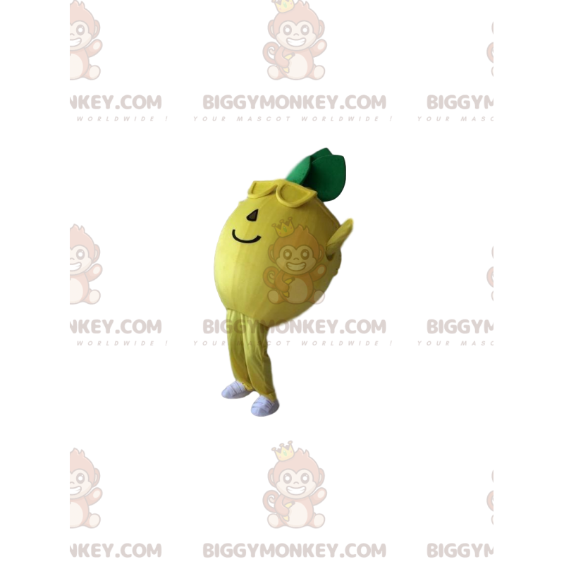 Traje de mascote Lemon BIGGYMONKEY™ com óculos escuros