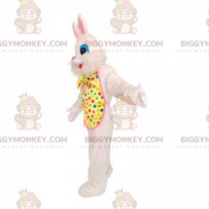 Festive bunny BIGGYMONKEY™ mascot costume, shows bunny costume