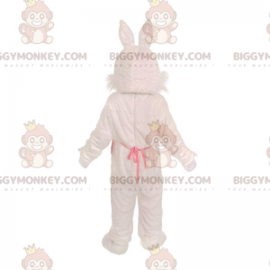 Festive bunny BIGGYMONKEY™ mascot costume, shows bunny costume