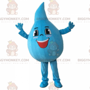 Giant Blue Drop BIGGYMONKEY™ Mascot Costume, Teardrop Costume –