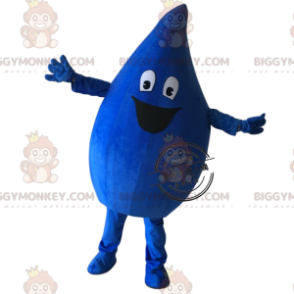 BIGGYMONKEY™ donkerblauwe klodder mascottekostuum, gigantische