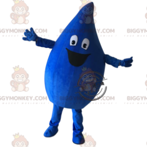 Traje de mascote de blob azul escuro BIGGYMONKEY™, traje de