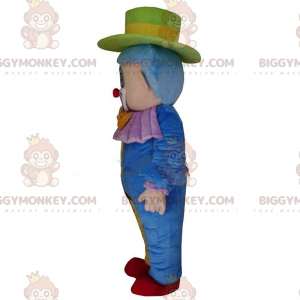 BIGGYMONKEY™ Buntes Clown-Maskottchenkostüm, Zirkuskostüm