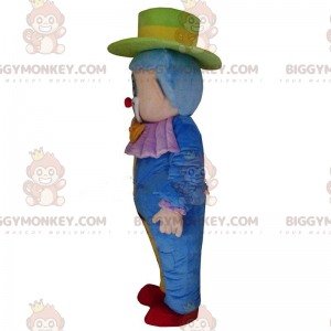 Traje de mascote de palhaço colorido BIGGYMONKEY™, traje de