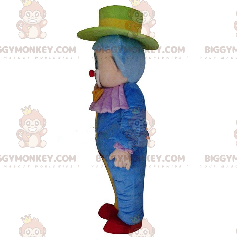 BIGGYMONKEY™ colorful clown mascot costume, circus costume