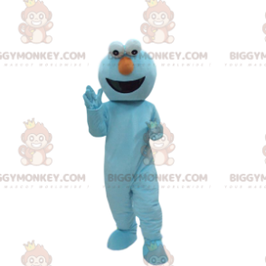 Costume da mascotte mostro blu BIGGYMONKEY™, costume da