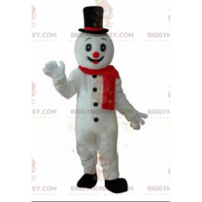 Costume de mascotte BIGGYMONKEY™ de bonhomme de neige géant