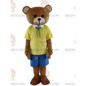 Muy lindo disfraz de mascota de oso pardo BIGGYMONKEY™, disfraz