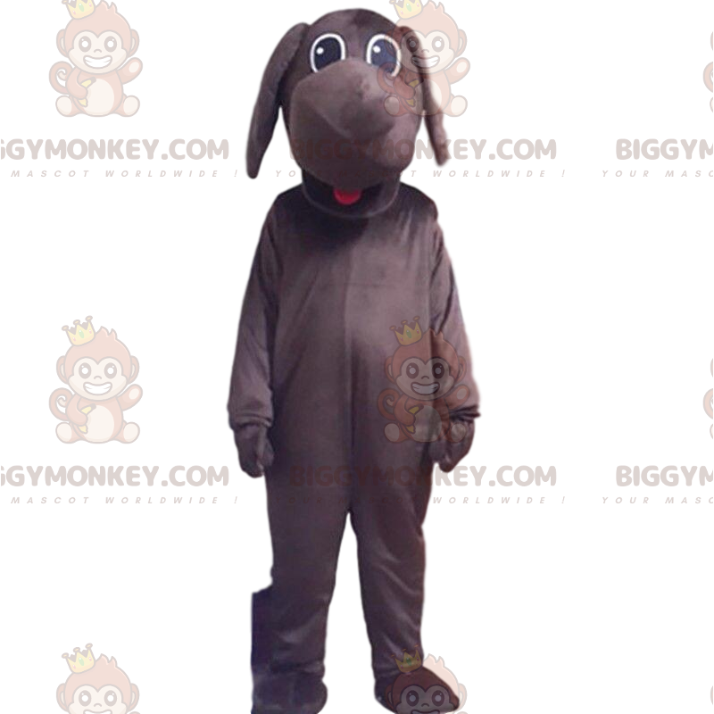 Disfraz de mascota BIGGYMONKEY™ de perro marrón completamente