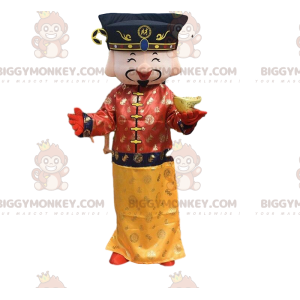 Emperor BIGGYMONKEY™ Mascot Costume, Asian Man Costume –
