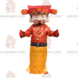 Emperor Costume, Asian Man BIGGYMONKEY™ Maskotdräkt -
