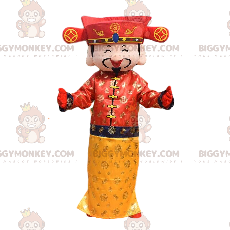 Kostým císaře, kostým maskota Asiata BIGGYMONKEY™ –