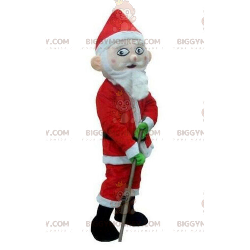 Costume de mascotte BIGGYMONKEY™ de Père-Noël, costume de Noël