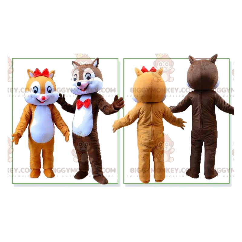 BIGGYMONKEY™s Eichhörnchen-Maskottchen, Tic-and-Tac-Kostüme -