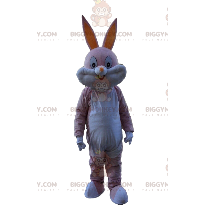BIGGYMONKEY™ Maskottchenkostüm Rosa Bugs Bunny Berühmter Looney